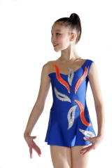 simple leotard with sequins OS-0812, Olynstone leotard